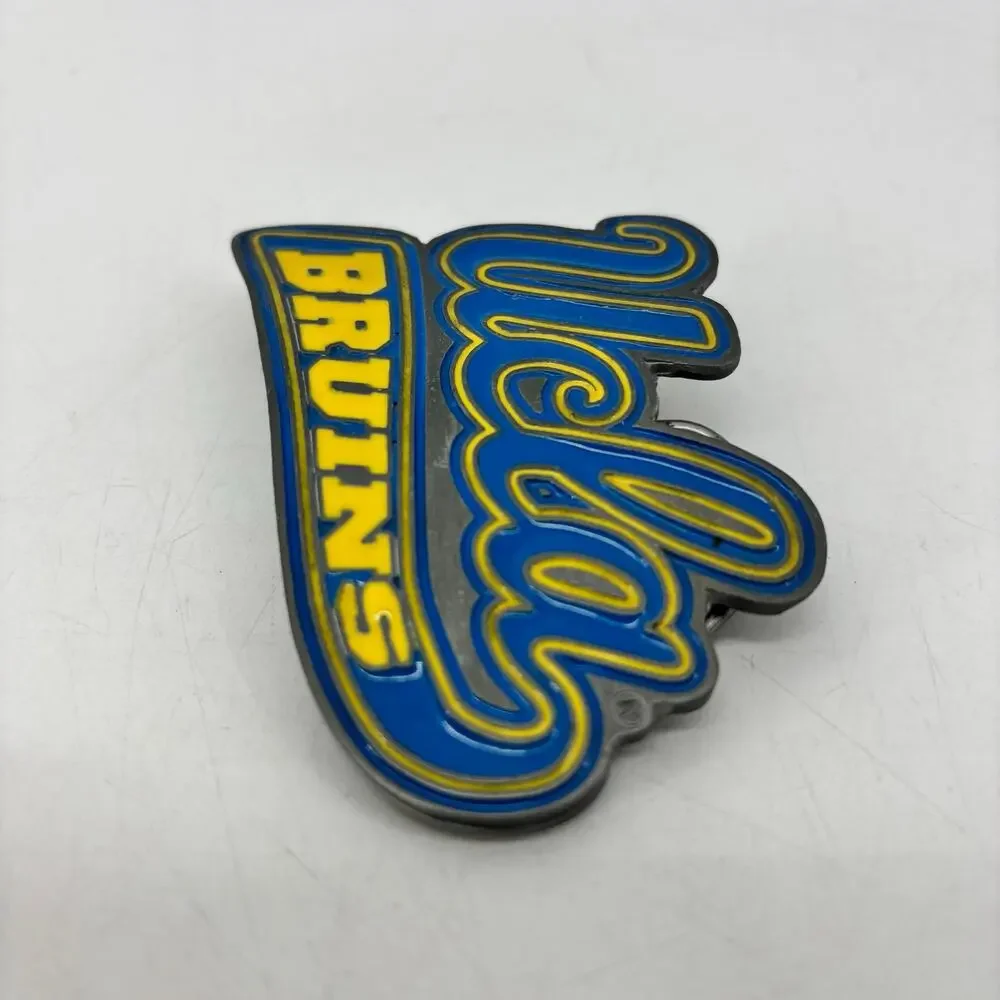 Great American Buckle Co Belt Buckle UCLA Bruins Blue Gold